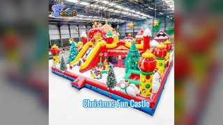 Christmas Inflatable Castle Fun For Kids